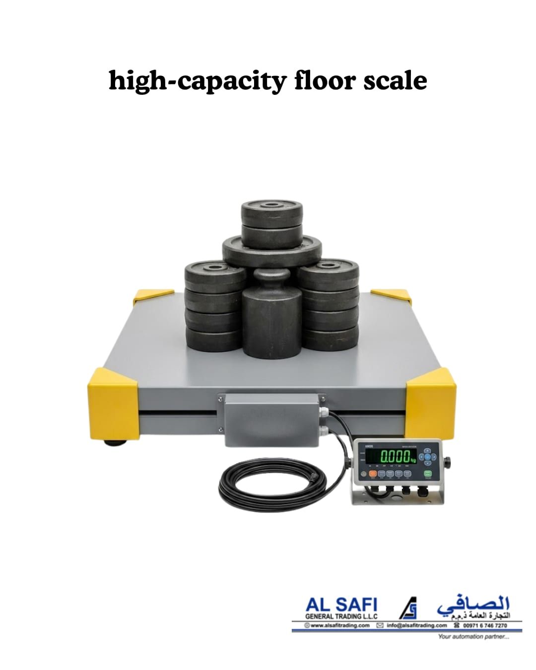 Industrial floor and heavy duty platform scales model details